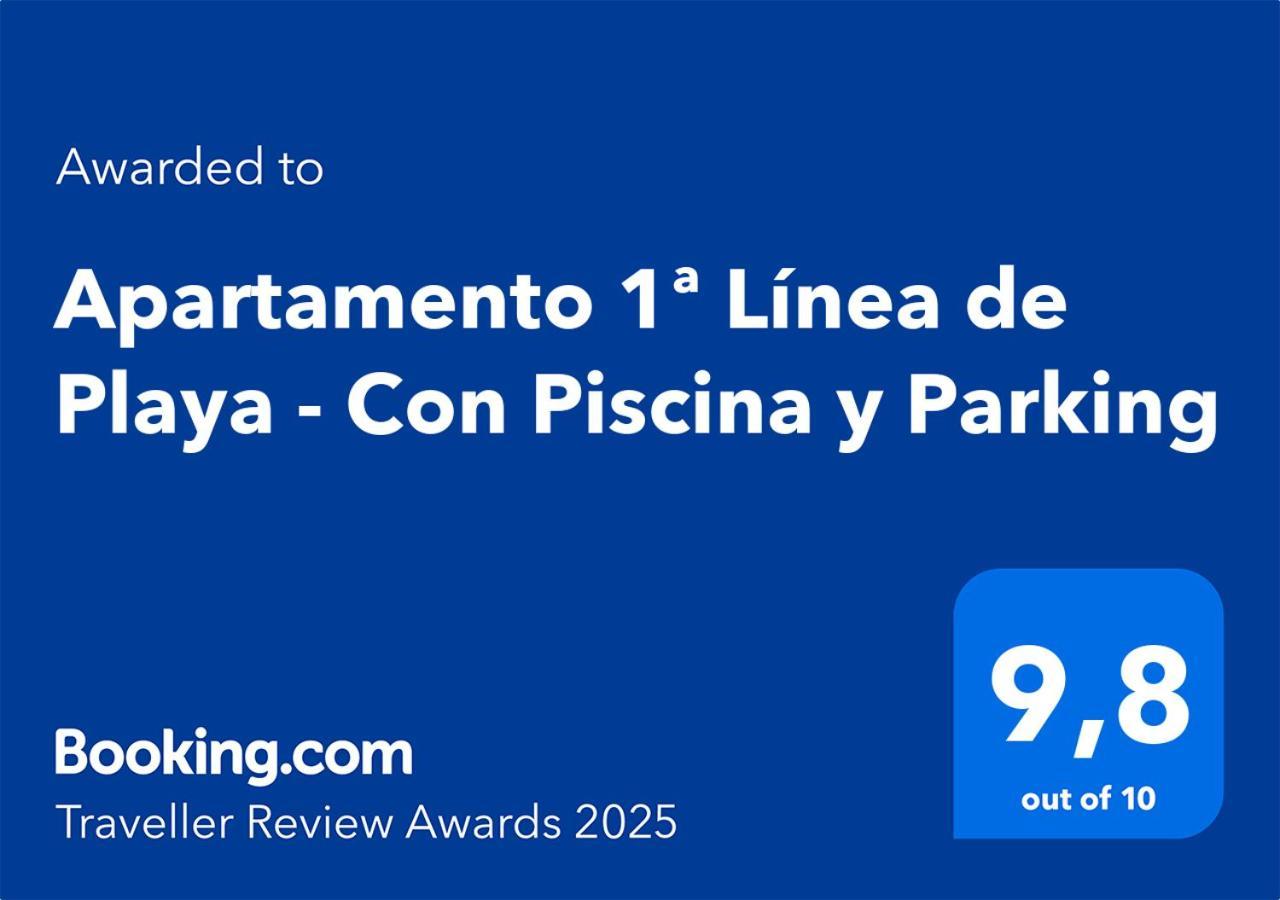 Apartamento 1ª Linea De Playa - Con Piscina Y Parking Playa de Gandia Exterior photo